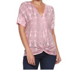 NWT Juicy Couture Knot Front Tee